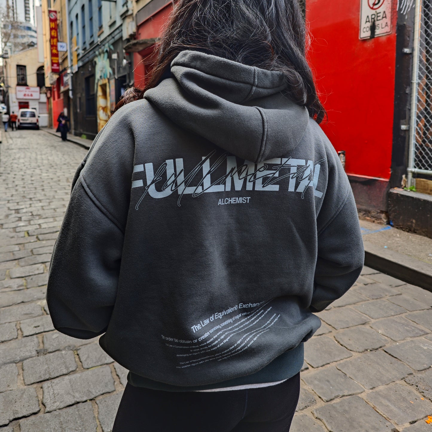 FULLMETAL ALCHEMIST - Alphonse ver. (Weighted Boxy Cut Hoodie)