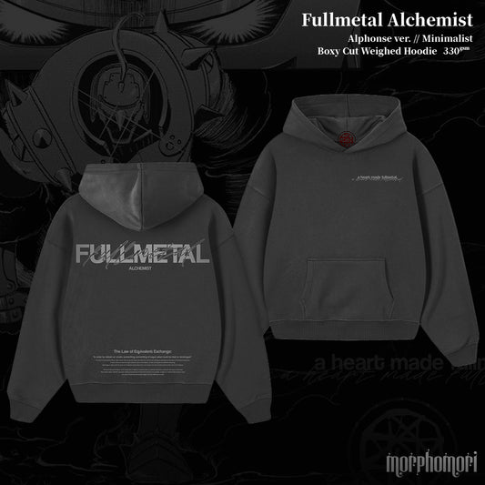 FULLMETAL ALCHEMIST - Alphonse ver. (Weighted Boxy Cut Hoodie)