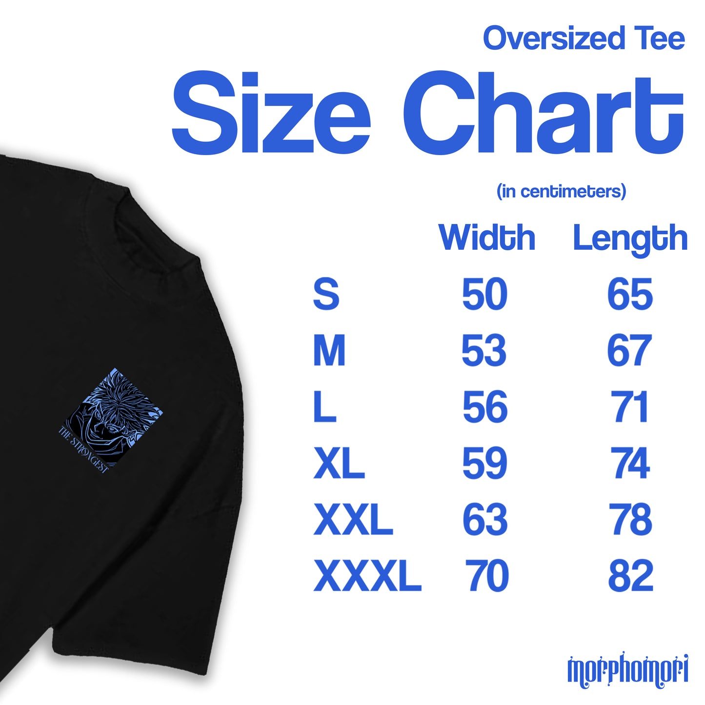 Jujutsu Kaisen - The Strongest - Satoru Gojo (Heavyweight Oversized Tee)