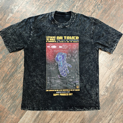 Arcane - Vi's Gauntlets (Acid Wash Tee)