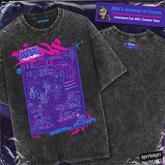 Arcane - Jinx's Arsenal (Acid Wash Tee)