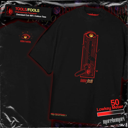 Chainsaw Man - Makima is Watching (Oversized Cut Tee)