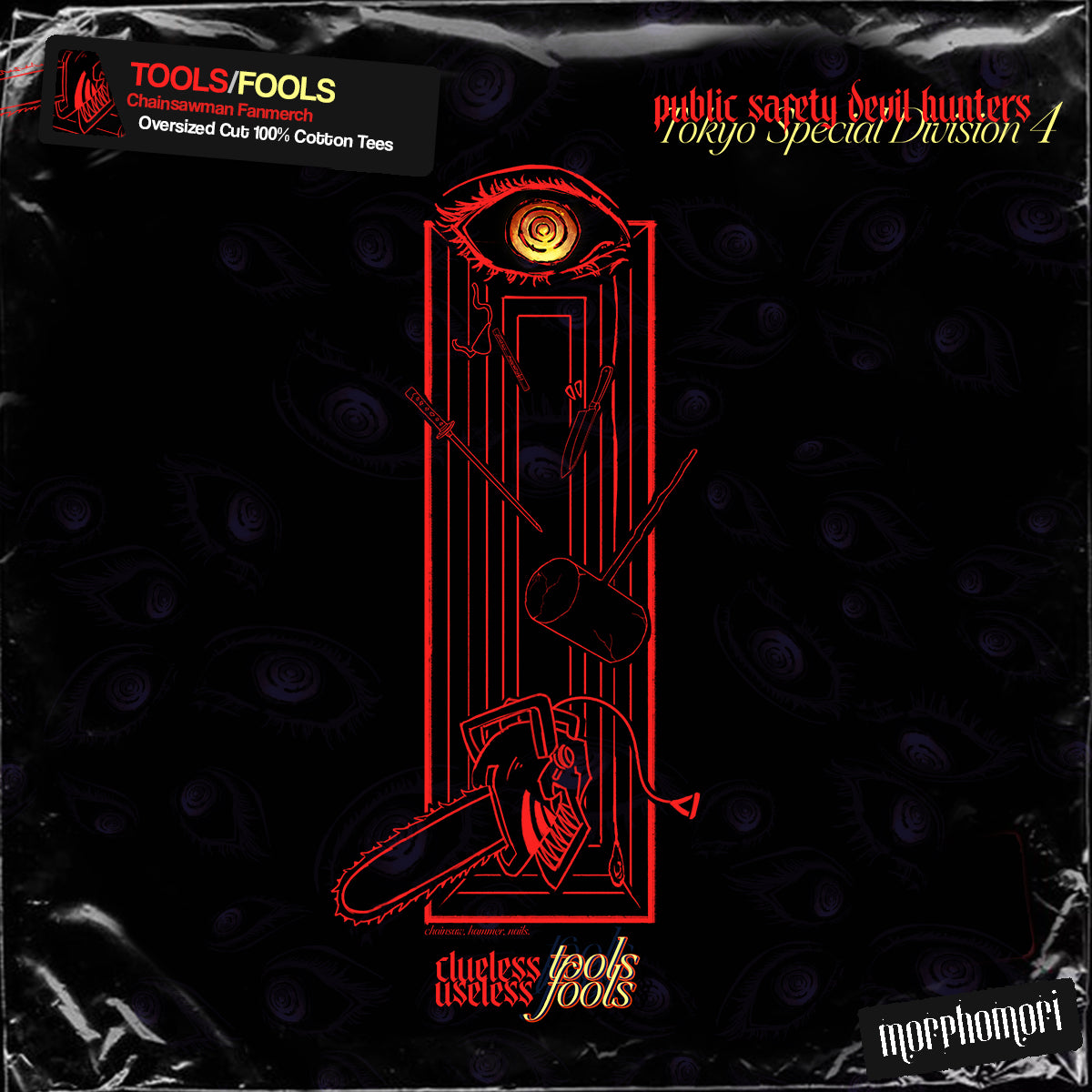 Chainsaw Man - Makima is Watching (Oversized Cut Tee)