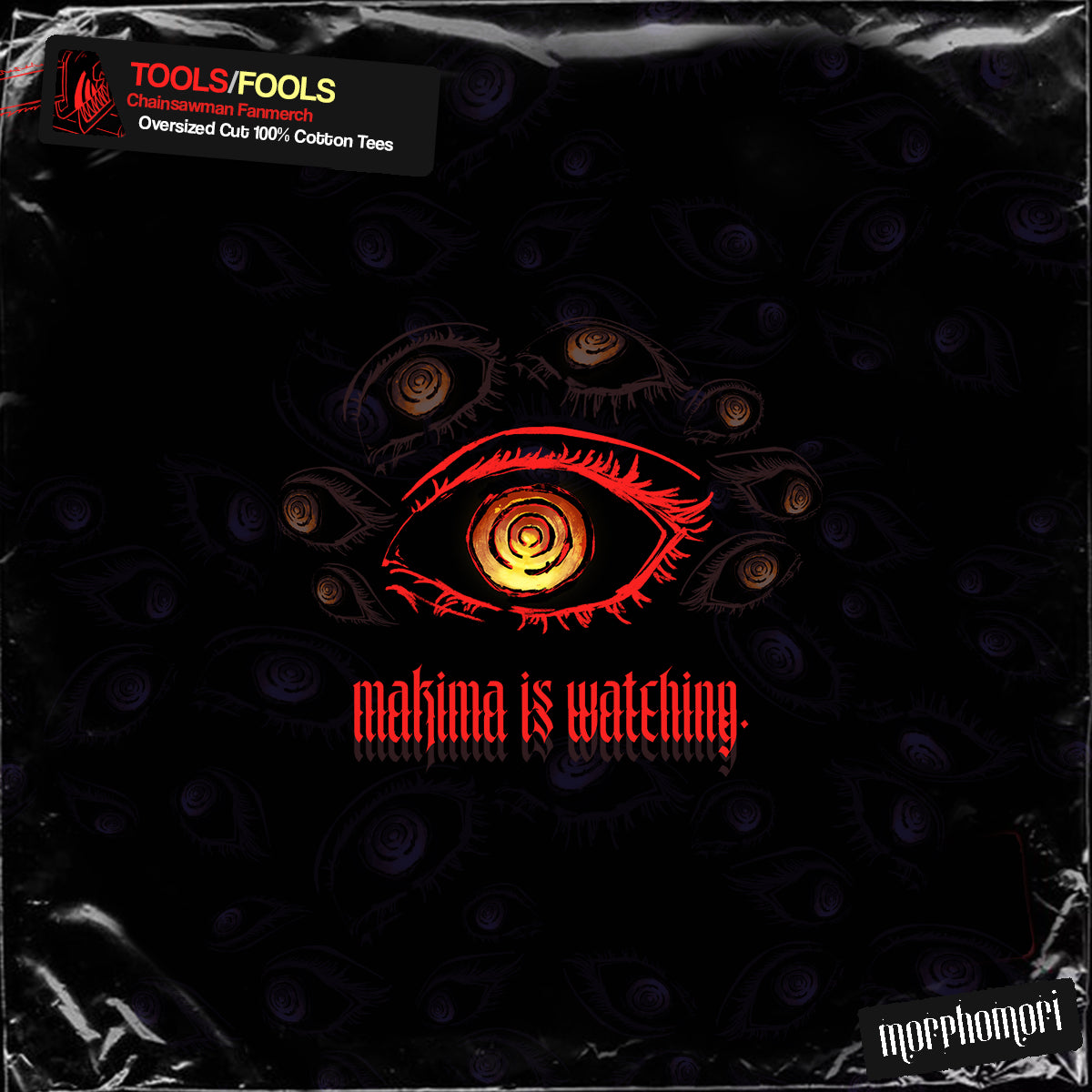 Chainsaw Man - Makima is Watching (Oversized Cut Tee)