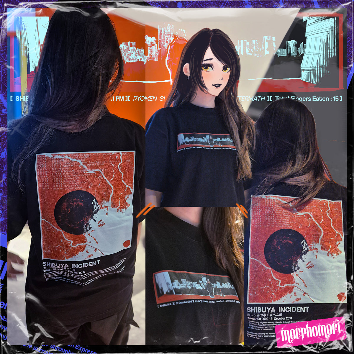 Jujutsu Kaisen - Shibuya Incident Arc (Heavyweight Oversized Tee)