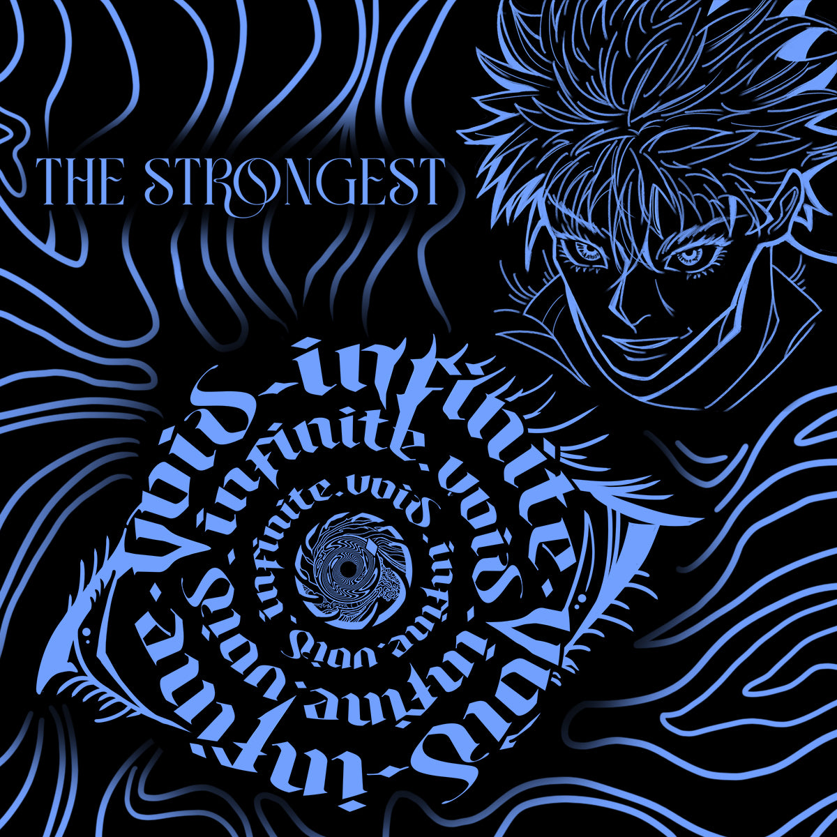 Jujutsu Kaisen - The Strongest - Satoru Gojo (Heavyweight Oversized Tee)