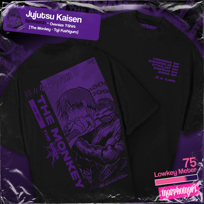 Jujutsu Kaisen - The Monkey Toji Fushiguro (Heavyweight Oversized Tee)